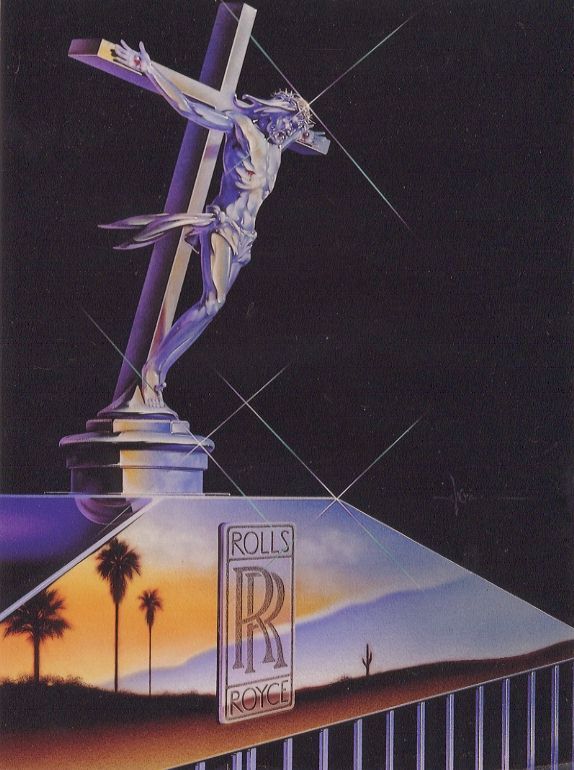 Entre o luxo e o lixo a publicidade sacraliza o consumo e diviniza a posse. Fonte - Revista Playboy, 1988.
